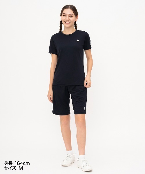 le coq sportif(ルコックスポルティフ)の「【ルコックスポルティフ】エコペット素材/吸汗速乾/UVカット半袖Tシャツ(Tシャツ/カットソー・レディース・ネイビー/ピンク/ホワイト/グレー/ブラック・S/M/L/XL)」の22枚目の写真