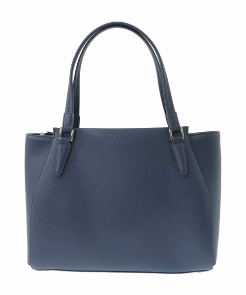 MK MICHEL KLEIN（エムケーミッシェルクラン）の「[2WAY]合成皮革ポイントデザイントートバッグ（トートバッグ・レディース・ライトグレー/ネイビー/ブラック・00）」の4枚目の写真