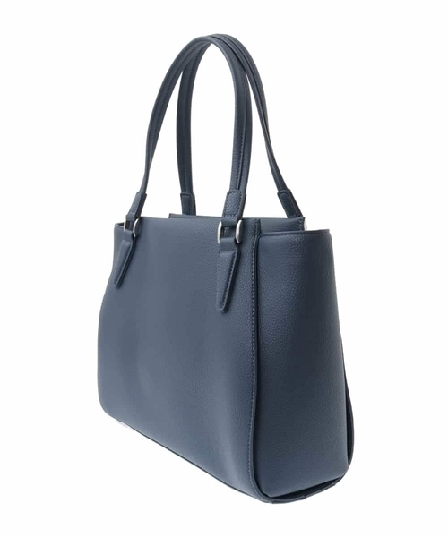 MK MICHEL KLEIN（エムケーミッシェルクラン）の「[2WAY]合成皮革ポイントデザイントートバッグ（トートバッグ・レディース・ライトグレー/ネイビー/ブラック・00）」の5枚目の写真