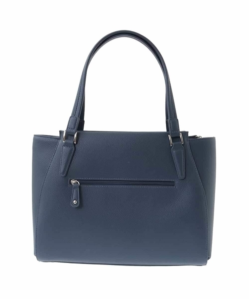 MK MICHEL KLEIN（エムケーミッシェルクラン）の「[2WAY]合成皮革ポイントデザイントートバッグ（トートバッグ・レディース・ライトグレー/ネイビー/ブラック・00）」の6枚目の写真