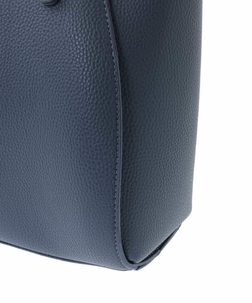 MK MICHEL KLEIN（エムケーミッシェルクラン）の「[2WAY]合成皮革ポイントデザイントートバッグ（トートバッグ・レディース・ライトグレー/ネイビー/ブラック・00）」の12枚目の写真