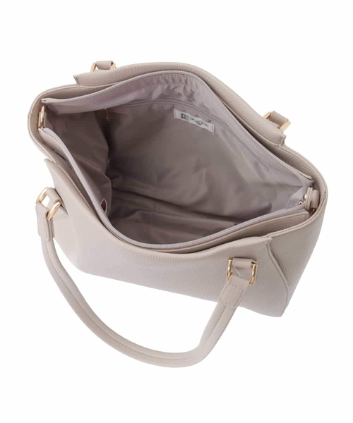 MK MICHEL KLEIN（エムケーミッシェルクラン）の「[2WAY]合成皮革ポイントデザイントートバッグ（トートバッグ・レディース・ライトグレー/ネイビー/ブラック・00）」の17枚目の写真