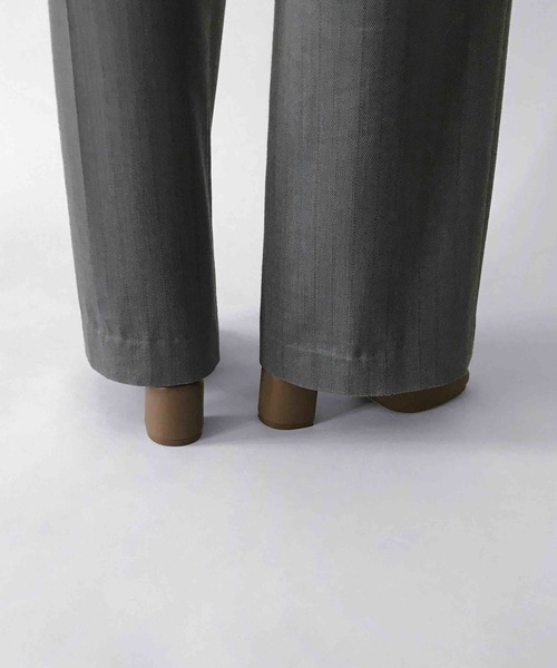 LE VERNIS（ル・ベルニ）の「LE VERNIS(ル・ベルニ)Square stretch boots（ブーツ・レディース・ブラウン/ベージュ・24.5/24/23.5/23）」の7枚目の写真