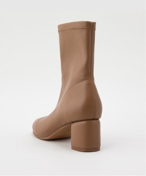 LE VERNIS（ル・ベルニ）の「LE VERNIS(ル・ベルニ)Square stretch boots（ブーツ・レディース・ブラウン/ベージュ・24.5/24/23.5/23）」の16枚目の写真