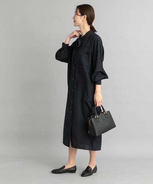 セール】ボウタイワークシャツワンピース（ワンピース）｜URBAN