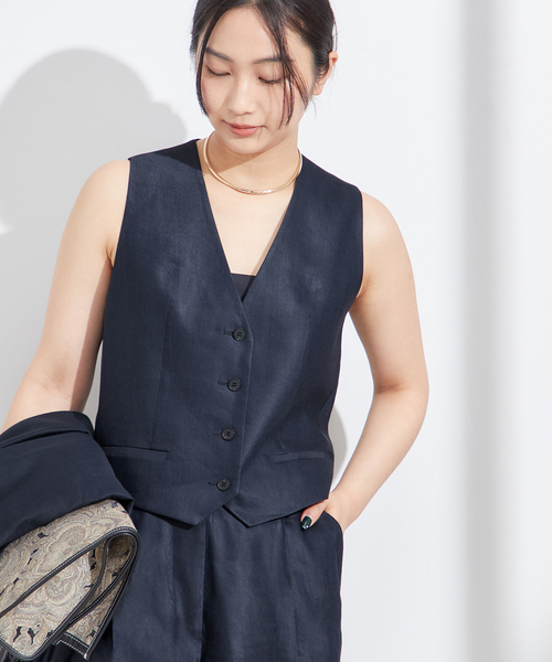 「journal standard L'essage」 ベスト FREE ネイビー レディース journal standard L'essage（ジャーナルスタンダードレサージュ