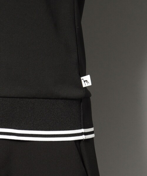 adabat（アダバット）の「◆【新レーベル ADABAT NAVY】UVカット/吸水速乾 ダブルラインモックネックT（Tシャツ/カットソー・レディース・ホワイト/ブラック・36/42/40/38）」の8枚目の写真