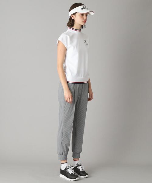 adabat（アダバット）の「◆【新レーベル ADABAT NAVY】UVカット/吸水速乾 ダブルラインモックネックT（Tシャツ/カットソー・レディース・ホワイト/ブラック・36/42/40/38）」の13枚目の写真