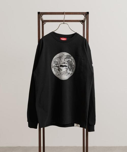 THE GOODLAND MARKET(ザグッドランドマーケット)の「That’s RE the Long Tee (Earth)(Tシャツ/カットソー・メンズ・ブラック/ホワイト・MEDIUM/LARGE/X-LARGE)」の1枚目の写真