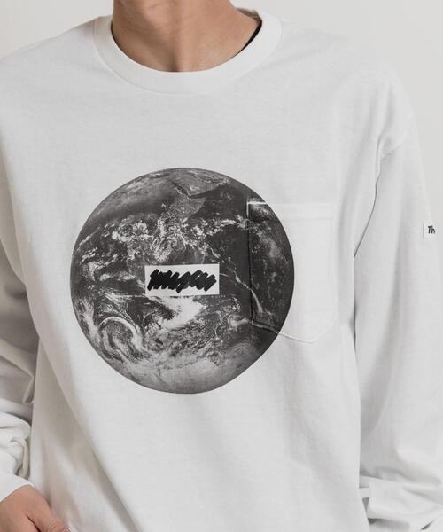 THE GOODLAND MARKET(ザグッドランドマーケット)の「That’s RE the Long Tee (Earth)(Tシャツ/カットソー・メンズ・ブラック/ホワイト・MEDIUM/LARGE/X-LARGE)」の3枚目の写真