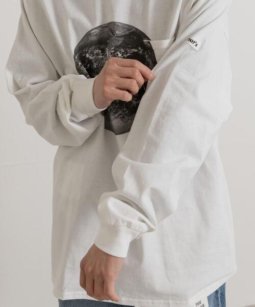 THE GOODLAND MARKET(ザグッドランドマーケット)の「That’s RE the Long Tee (Earth)(Tシャツ/カットソー・メンズ・ブラック/ホワイト・MEDIUM/LARGE/X-LARGE)」の5枚目の写真