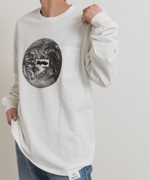 THE GOODLAND MARKET(ザグッドランドマーケット)の「That’s RE the Long Tee (Earth)(Tシャツ/カットソー・メンズ・ブラック/ホワイト・MEDIUM/LARGE/X-LARGE)」の7枚目の写真