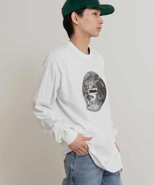 THE GOODLAND MARKET(ザグッドランドマーケット)の「That’s RE the Long Tee (Earth)(Tシャツ/カットソー・メンズ・ブラック/ホワイト・MEDIUM/LARGE/X-LARGE)」の8枚目の写真