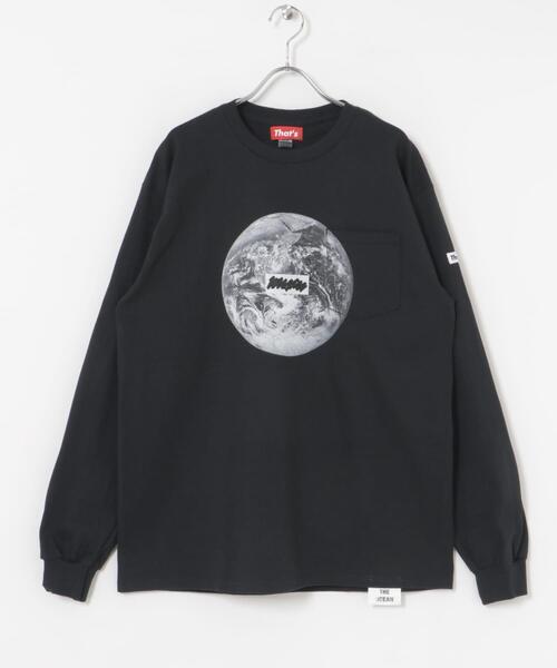 THE GOODLAND MARKET(ザグッドランドマーケット)の「That’s RE the Long Tee (Earth)(Tシャツ/カットソー・メンズ・ブラック/ホワイト・MEDIUM/LARGE/X-LARGE)」の18枚目の写真