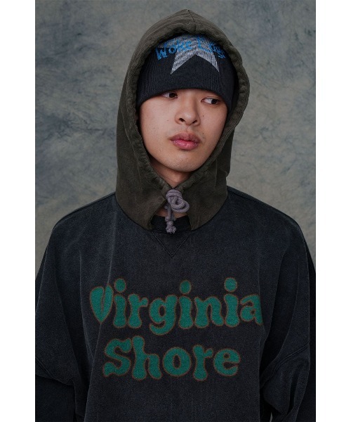 WOKE EDGE(ウォークエッジ)の「フーディー|After Added Hoodie|WOKE EDGE(パーカー・メンズ・ブラック/グレー・M/XL/L)」の1枚目の写真