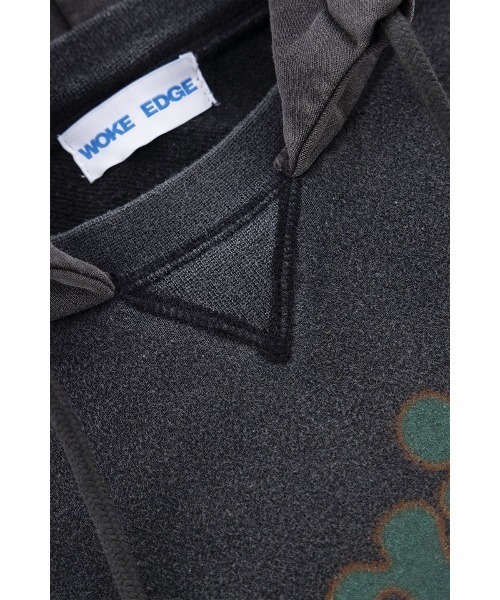 WOKE EDGE(ウォークエッジ)の「フーディー|After Added Hoodie|WOKE EDGE(パーカー・メンズ・ブラック/グレー・M/XL/L)」の7枚目の写真