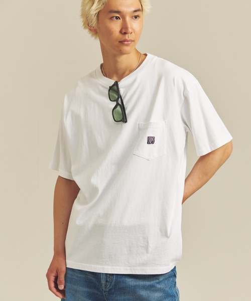 GUNG HO（ガンホー）の「GUNG HO WORKERS POCKET SS TEE（Tシャツ/カットソー・メンズ・オリーブ/ブラック/ベージュ/ホワイト・M/L/XL）」の2枚目の写真