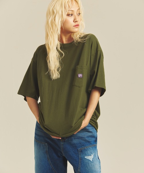 GUNG HO（ガンホー）の「GUNG HO WORKERS POCKET SS TEE（Tシャツ/カットソー・メンズ・オリーブ/ブラック/ベージュ/ホワイト・M/L/XL）」の4枚目の写真