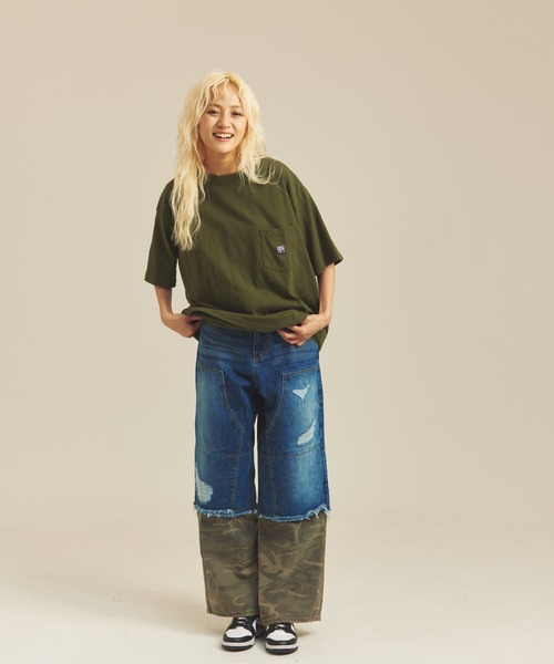 GUNG HO（ガンホー）の「GUNG HO WORKERS POCKET SS TEE（Tシャツ/カットソー・メンズ・オリーブ/ブラック/ベージュ/ホワイト・M/L/XL）」の13枚目の写真