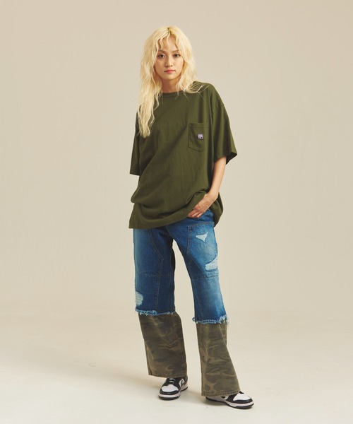 GUNG HO（ガンホー）の「GUNG HO WORKERS POCKET SS TEE（Tシャツ/カットソー・メンズ・オリーブ/ブラック/ベージュ/ホワイト・M/L/XL）」の14枚目の写真