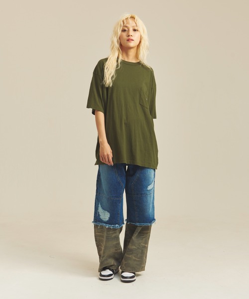 GUNG HO（ガンホー）の「GUNG HO WORKERS POCKET SS TEE（Tシャツ/カットソー・メンズ・オリーブ/ブラック/ベージュ/ホワイト・M/L/XL）」の15枚目の写真