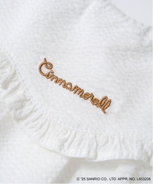 Lycee mine（リセマイン）の「【サンリオキャラクターズ】シナモロールフリル衿ブラウス&リボンヘアゴムセット（シャツ/ブラウス・キッズ・オフホワイト/ネイビー・100cm/130cm/120cm/140cm/110cm）」の19枚目の写真
