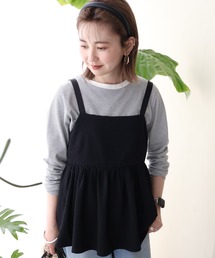 ジャガードティアードキャミ