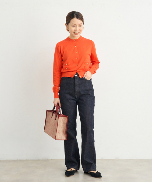 IENA（イエナ）の「A VACATION/ア ヴァケーション BREAD M SUMAC STRIPE トートバッグ（トートバッグ・レディース・ベージュ・FREE）」の6枚目の写真