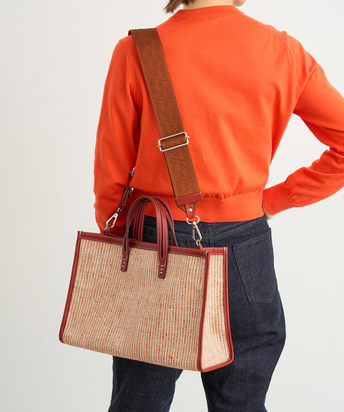 IENA（イエナ）の「A VACATION/ア ヴァケーション BREAD M SUMAC STRIPE トートバッグ（トートバッグ・レディース・ベージュ・FREE）」の8枚目の写真