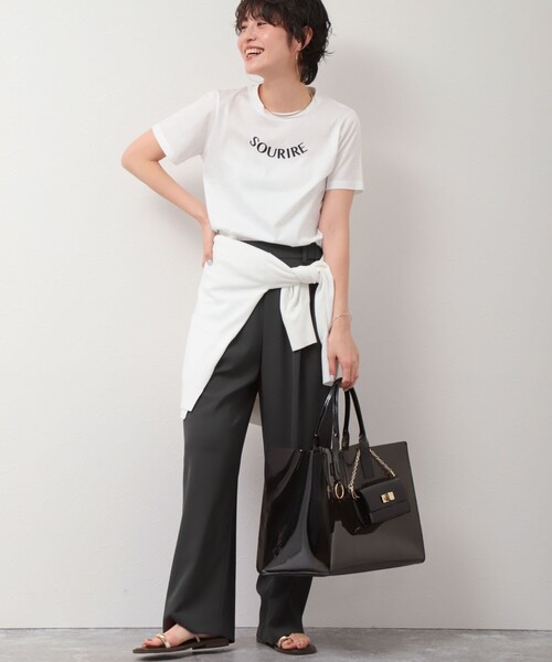 ★美品 NOLLEY'S sophi ノーリーズソフィ ブラック カットソー Ｍ セットアップ対応》マルチファンクションキーネックプルオーバー