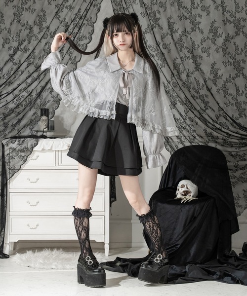 Pal elfy（パルエルフィー）の「総レースケープブラウス（シャツ