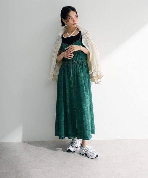 Sugar spoon（シュガースプーン）の「・SUGAR SPOON コルセットデニムキャミワンピ（ワンピース・レディース・インディゴブルー/グリーン/ピンク/ブラック・FREE）」の22枚目の写真