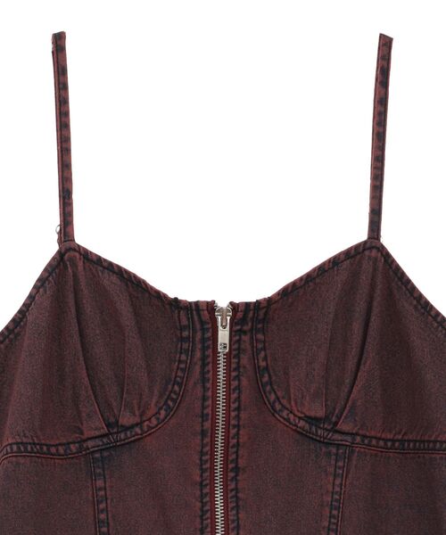 Sugar spoon（シュガースプーン）の「・SUGAR SPOON コルセットデニムキャミワンピ（ワンピース・レディース・インディゴブルー/グリーン/ピンク/ブラック・FREE）」の9枚目の写真