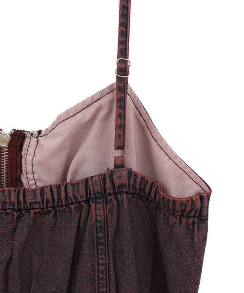 Sugar spoon（シュガースプーン）の「・SUGAR SPOON コルセットデニムキャミワンピ（ワンピース・レディース・インディゴブルー/グリーン/ピンク/ブラック・FREE）」の11枚目の写真