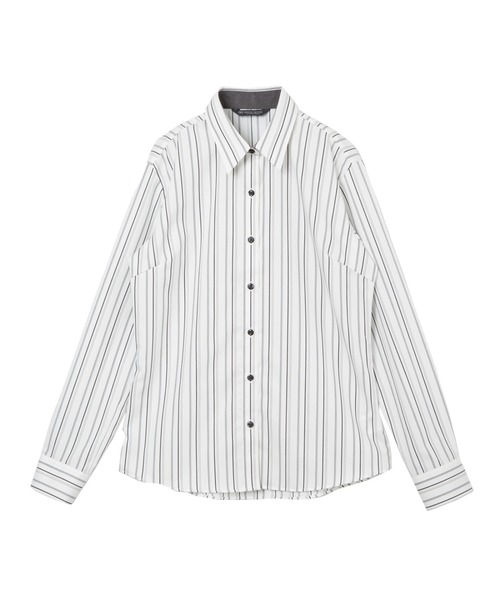 TOKYO SHIRTS(トウキョウシャツ)の「超形態安定ノーアイロン レギュラー 長袖ビジネスワイシャツ(ビジネスシャツ・レディース・グレー・S/M/L/LL/XL)」の1枚目の写真