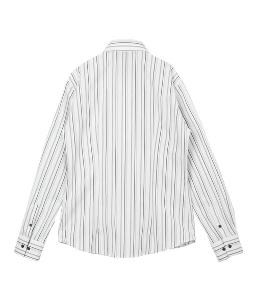TOKYO SHIRTS(トウキョウシャツ)の「超形態安定ノーアイロン レギュラー 長袖ビジネスワイシャツ(ビジネスシャツ・レディース・グレー・S/M/L/LL/XL)」の2枚目の写真