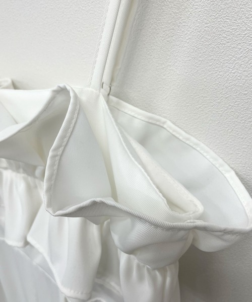 Futier land（フューティアランド）の「【オケージョン対応】フリルビスチェ風オールインワン（つなぎ/オールインワン・レディース・ホワイト/ベージュ/ブラック・FREE）」の18枚目の写真