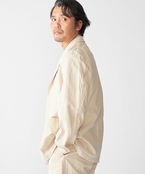 SHIPS(シップス)の「Southwick: Gate Label コットン シルク イージー ブレザー(テーラードジャケット・メンズ・ナチュラル・MEDIUM/LARGE)」の15枚目の写真