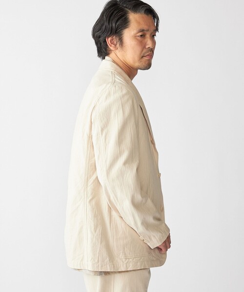 SHIPS(シップス)の「Southwick: Gate Label コットン シルク イージー ブレザー(テーラードジャケット・メンズ・ナチュラル・MEDIUM/LARGE)」の17枚目の写真
