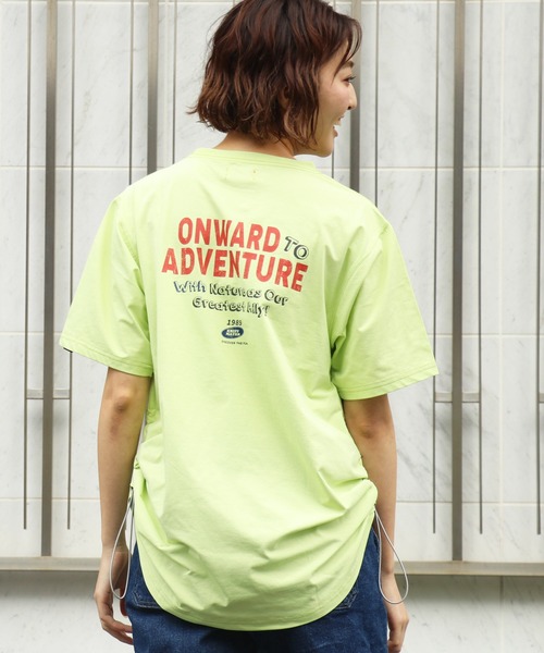 シルエット2WAY】超速乾アクティブドローコードT（Tシャツ/カットソー