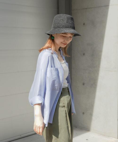 SMELLY（スメリー）の「ムジペーパーチューリップハット（ハット・レディース・ブラック/ベージュ/アイボリー・-）」の15枚目の写真