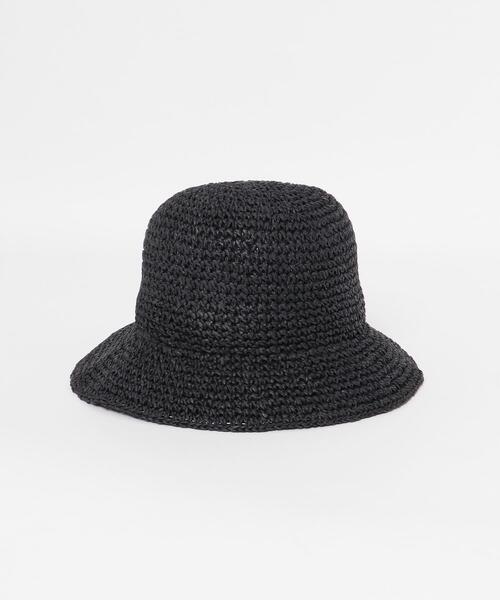 SMELLY（スメリー）の「ムジペーパーチューリップハット（ハット・レディース・ブラック/ベージュ/アイボリー・-）」の17枚目の写真