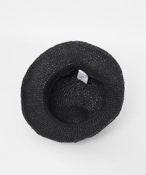 SMELLY（スメリー）の「ムジペーパーチューリップハット（ハット・レディース・ブラック/ベージュ/アイボリー・-）」の18枚目の写真