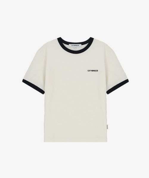 [CITYBREEZE] SMALL LOGO RINGER SHORT SLEEVE T SHIRT /追跡付 セール】SMALL LOGO RINGER SHORT SLEEVED T-SHIRT（Tシャツ