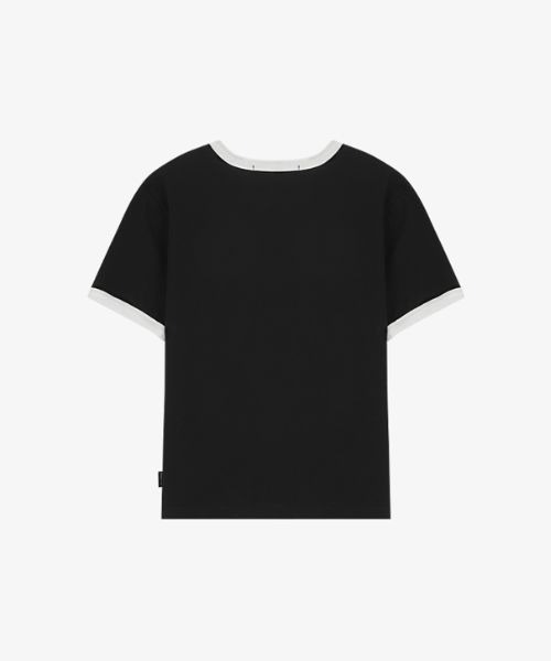 [CITYBREEZE] SMALL LOGO RINGER SHORT SLEEVE T SHIRT /追跡付 セール】SMALL LOGO RINGER SHORT SLEEVED T-SHIRT（Tシャツ