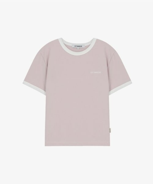 [CITYBREEZE] SMALL LOGO RINGER SHORT SLEEVE T SHIRT /追跡付 セール】SMALL LOGO RINGER SHORT SLEEVED T-SHIRT（Tシャツ