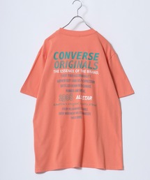 CONVERSE（コンバース）の「CONVERSE（コンバース）ワンポイントロゴ刺繍・バックプリント・スニーカーモチーフプリント ビッグシルエットTシャツ レディース メンズ ユニセックス（Tシャツ/カットソー・メンズ）」