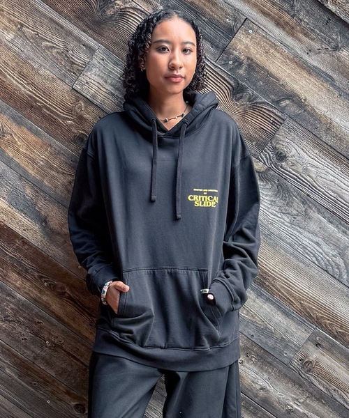 TCSS(ティーシーエスエス)の「HOODIE /Critical Slide(クリティカルスライド)TCSSブランドロゴバックプリントプルオーバーパーカー・フーディ(パーカー・メンズ・ホワイト/ブラック/オレンジ・MEDIUM/LARGE/X-LARGE)」の13枚目の写真