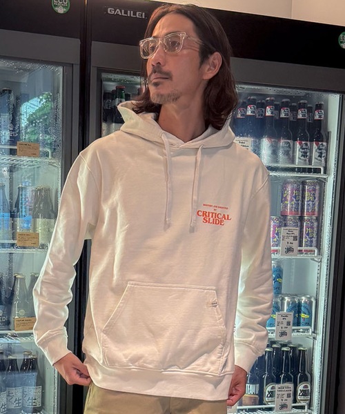 TCSS(ティーシーエスエス)の「HOODIE /Critical Slide(クリティカルスライド)TCSSブランドロゴバックプリントプルオーバーパーカー・フーディ(パーカー・メンズ・ホワイト/ブラック/オレンジ・MEDIUM/LARGE/X-LARGE)」の6枚目の写真