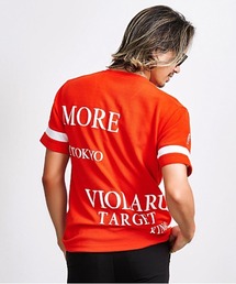 VIOLA（ヴィオラ）の「『VIOLA rumore/ヴィオラ ルモーレ』袖切替ライン クルー半袖Tシャツ（Tシャツ/カットソー）」